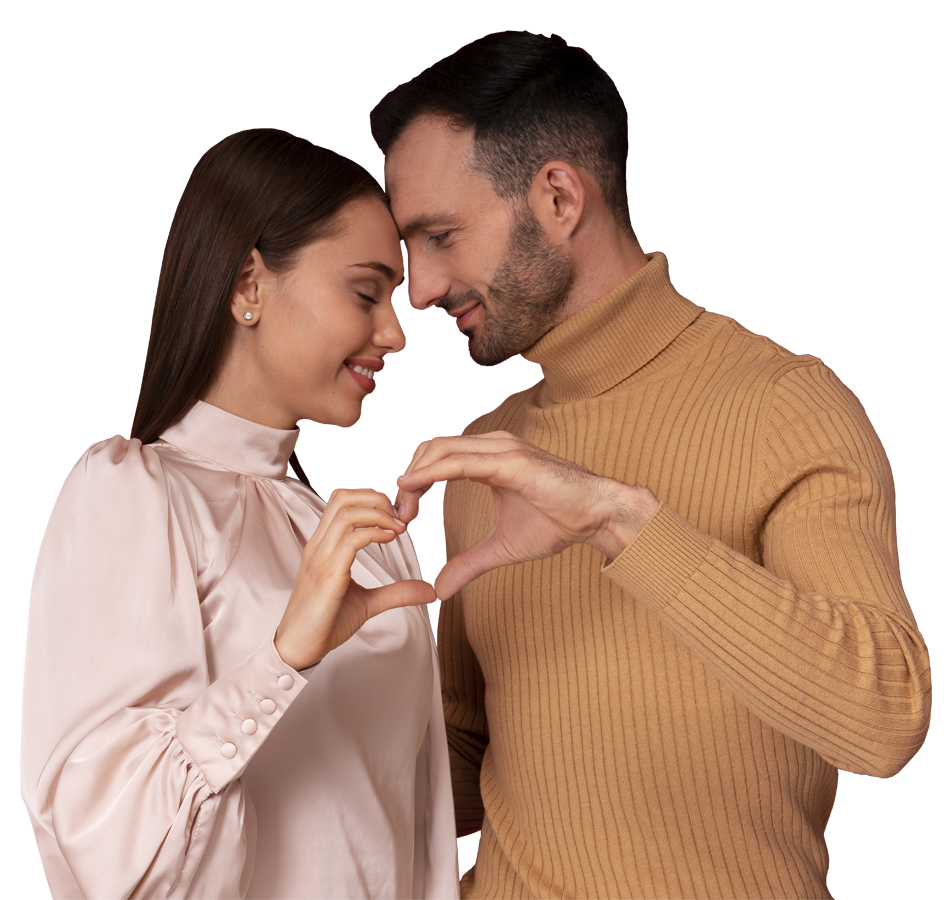 PAREJA FELIZ ROMANCE CLOSE